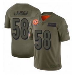 Womens Cincinnati Bengals 58 Carl Lawson Limited Camo 2019 Salute to Service Football Jersey