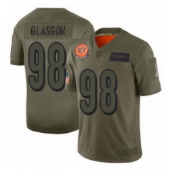 Womens Cincinnati Bengals 98 Ryan Glasgow Limited Camo 2019 Salute to Service Football Jersey