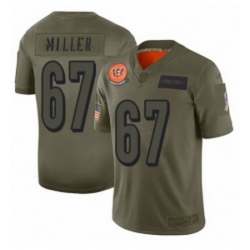 Youth Cincinnati Bengals 67 John Miller Limited Camo 2019 Salute to Service Football Jersey