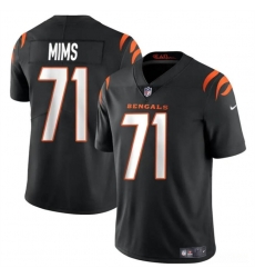 Youth Cincinnati Bengals 71 Amarius Mims Black 2024 Draft Vapor Untouchable Limited