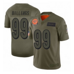 Youth Cincinnati Bengals 99 Andrew Billings Limited Camo 2019 Salute to Service Football Jersey