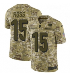 Youth Nike Cincinnati Bengals 15 John Ross Limited Camo 2018 Salute to Service NFL Jersey