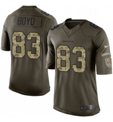 Youth Nike Cincinnati Bengals 83 Tyler Boyd Elite Green Salute to Service NFL Jersey