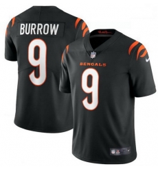 Youth Nike Cincinnati Bengals 9 Joe Burrow Black Vapor Limited Jersey