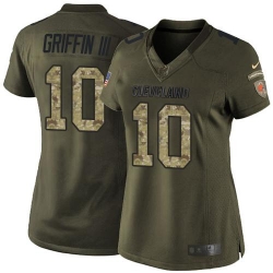 Nike Browns #10 Robert Griffin III Green Womens Stitched NFL Limited Nike Browns #10 Robert Griffin III Green Womens Stitched NFL Limited
