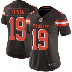 Nike Browns #19 Bernie Kosar Brown Team Color Womens Stitched NFL Vapor Untouchable Limited Jersey Nike Browns #19 Bernie Kosar Brown Team Color Womens Stitched NFL Vapor Untouchable Limited Jersey