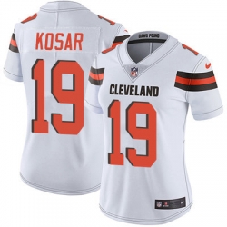 Nike Browns #19 Bernie Kosar White Womens Stitched NFL Vapor Untouchable Limited Jersey Nike Browns #19 Bernie Kosar White Womens Stitched NFL Vapor Untouchable Limited Jersey