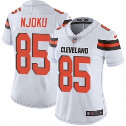 Nike Browns #85 David Njoku White Womens Stitched NFL Vapor Untouchable Limited Jersey Nike Browns #85 David Njoku White Womens Stitched NFL Vapor Untouchable Limited Jersey