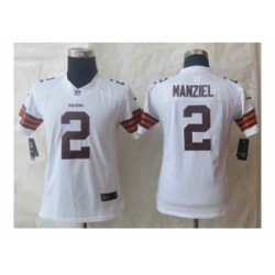 Nike Women Jerseys Cleveland Browns #2 Manziel white Nike Women Jerseys Cleveland Browns #2 Manziel white