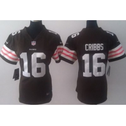 Women Nike Cleveland Browns 16 Josh Cribbs Brown NFL Jerseys Women Nike Cleveland Browns 16 Josh Cribbs Brown NFL Jerseys