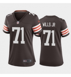 women jedrick wills cleveland browns brown game jersey 2020 