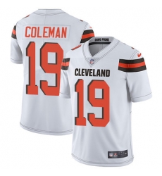 Nike Browns #19 Corey Coleman White Youth Stitched NFL Vapor Untouchable Limited Jersey