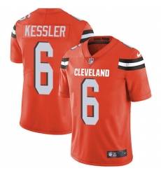 Nike Browns #6 Cody Kessler Orange Alternate Youth Stitched NFL Vapor Untouchable Limited Jersey