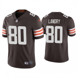 Youth Cleveland Browns 80 Jarvis Landry Brown Vapor Untouchable Limited Stitched Jersey 