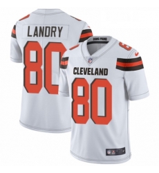 Youth Nike Cleveland Browns 80 Jarvis Landry White Vapor Untouchable Elite Player NFL Jersey