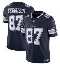 Men Dallas Cowboys 87 Jake Ferguson Navy 2023 F U S E  Vapor Untouchable Limited Stitched Football Jersey