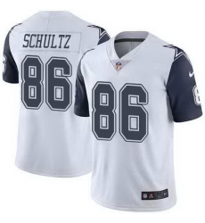 Nike Cowboys 86 Dalton Schultz White Color Rush Limited Jersey