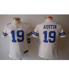 Nike Women Dallas Cowboys #19 Austin White [Women's NIKE LIMITED Jersey]