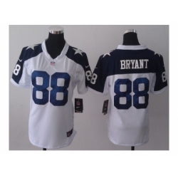 Nike women nfl jerseys dallas cowboys #88 bryant thankgivings white