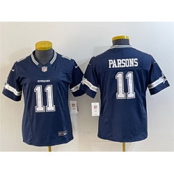 Women Dallas Cowboys 11 Micah Parsons Navy 2023 F U S E  Limited Stitched Jersey 28Run Small 29