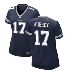 Women   Dallas Cowboys 17 Brandon Aubrey Limited Navy Vapor Untouchable Jersey  281 29