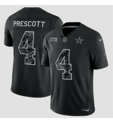 Youth Dallas Cowboys  4 Dak Prescott Black 2026 Salute to Service Limited Stitched Football Jersey
