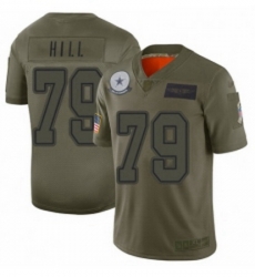 Youth Dallas Cowboys 79 Trysten Hill Limited Camo 2019 Salute to Service Football Jersey