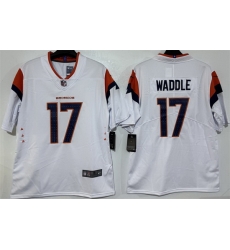 Men Denver Broncos 17 Jaylen Waddle White 2026 Vapor Limited Stitched Football Jersey Men Denver Broncos 17 Jaylen Waddle White 2026 Vapor Limited Stitched Football Jersey