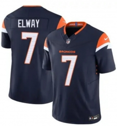 Men Denver Broncos 7 John Elway Navy 2024 Alternate Stitched Jersey