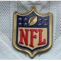 Men Denver Broncos Gold NFL Logo Patch Biaog