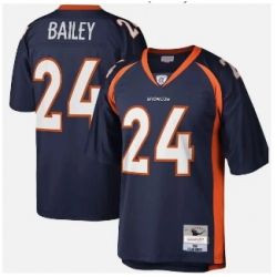 NFL Denver Broncos Champ Bailey Blue Mitchell & Ness Throwback Jersey Mens