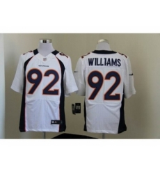 Nike Denver Broncos 92 Sylvester Williams white Elite NFL Jersey