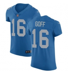 Men Detroit Lions 16 Jared Goff Blue Team Color Men Stitched NFL Vapor Untouchable Elite Jersey