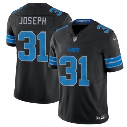 Men Detroit Lions 31 Kerby Joseph Black 2024 F U S E  2nd Alternate Vapor Limited Stitched Jersey