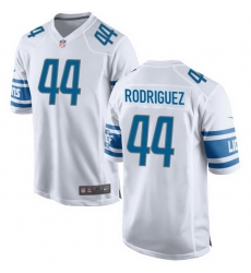 Men Detroit Lions 44 RODRIGUEZ White Vapor Untouchable Limited Stitched Jersey