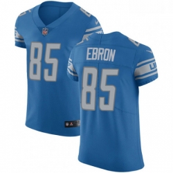 Men Nike Detroit Lions 85 Eric Ebron Light Blue Team Color Vapor Untouchable Elite Player NFL Jersey