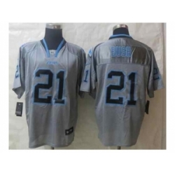 Nike Detroit Lions 21 Reggie Bush grey Elite lights out NFL Jersey