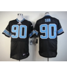 Nike Detroit Lions 90 Ndamukong Suh black Elite NFL Jersey