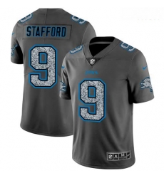 Nike Lions 9 Matthew Stafford Gray Camo Vapor Untouchable Limited Jersey