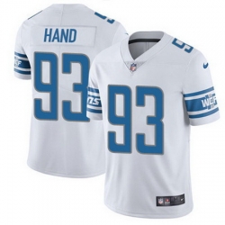 Nike Lions #93 Da Shawn Hand White Mens Stitched NFL Vapor Untouchable Limited Jersey