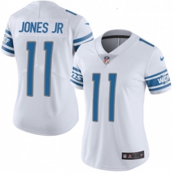 Womens Nike Detroit Lions 11 Marvin Jones Jr Elite White NFL Jersey