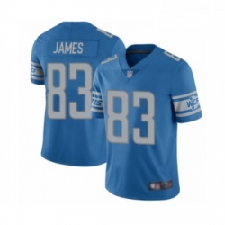 Youth Detroit Lions 83 Jesse James Blue Team Color Vapor Untouchable Limited Player Football Jersey