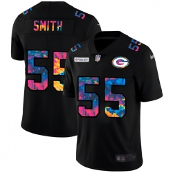 Green Bay Green Bay Green Bay Green Bay Packers 55 Za 27Darius Smith Men Nike Multi Color Black 2020 NFL Crucial Catch Vapor Untouchable Limited Jersey