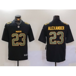 Men Green Bay Packers 23 Jaire Alexander Black Fashion Vapor Limited Stitched Football Jersey