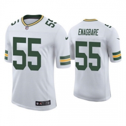 Men Green Bay Packers 55 Kingsley Enagbare White Stitched Football Jersey