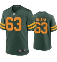 Men Green Bay Packers 63 Rasheed Walker Green Stitched Football Jersey