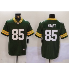 Men Green Bay Packers 85 Tucker Kraft Green Vapor Untouchable Stitched Football Jersey