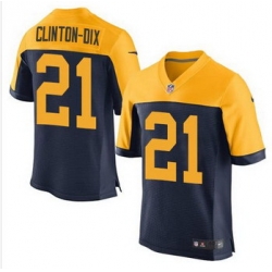 New Green Bay Packers #21 Ha Ha Clinton-Dix Navy Blue Alternate Men Stitched NFL New Elite Jersey