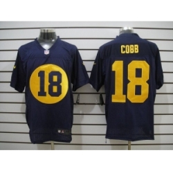 Nike Green Bay Packers 18 Randall Cobb Blue Elite NFL Jersey