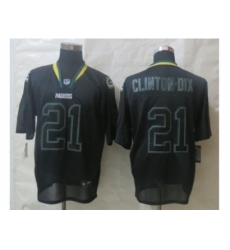 Nike Green Bay Packers 21 Ha Ha Clinton-Dix Black Elite Lights Out NFL Jersey